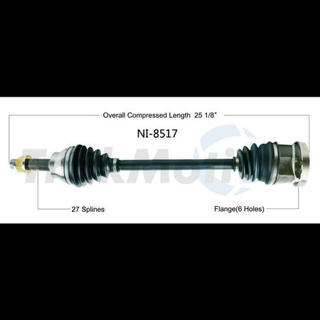 SURTRACK AXLE Cv Axle Shaft, Ni-8517 NI-8517